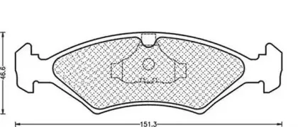 430216171016 MAGNETI MARELLI Комплект тормозных колодок, дисковый тормоз