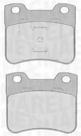 363916060166 MAGNETI MARELLI Комплект тормозных колодок, дисковый тормоз