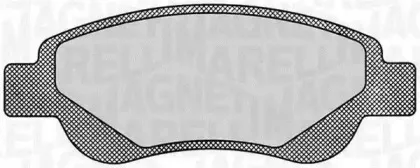 363916060172 MAGNETI MARELLI Комплект тормозных колодок, дисковый тормоз