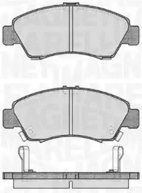 363916060276 MAGNETI MARELLI Комплект тормозных колодок, дисковый тормоз
