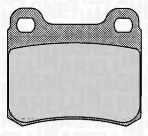 363916060306 MAGNETI MARELLI Комплект тормозных колодок, дисковый тормоз