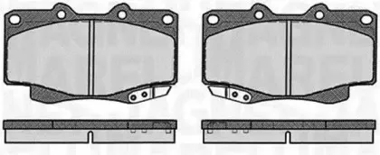 363916060495 MAGNETI MARELLI Комплект тормозных колодок, дисковый тормоз