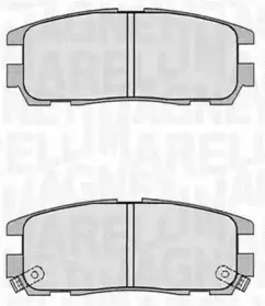 363916060497 MAGNETI MARELLI Комплект тормозных колодок, дисковый тормоз