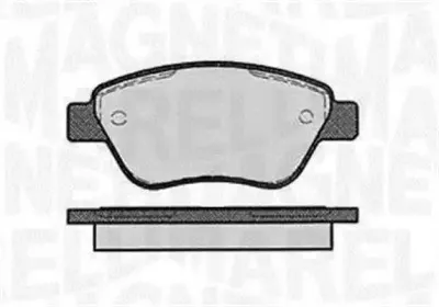 363916060558 MAGNETI MARELLI Комплект тормозных колодок, дисковый тормоз