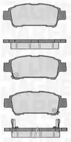 363916060598 MAGNETI MARELLI Комплект тормозных колодок, дисковый тормоз