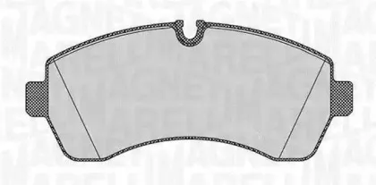 363916060647 MAGNETI MARELLI Комплект тормозных колодок, дисковый тормоз