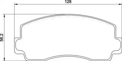 363710200835 MAGNETI MARELLI Комплект тормозных колодок, дисковый тормоз
