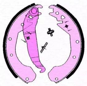 360219196297 MAGNETI MARELLI Тормозные колодки