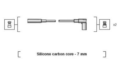 941318111006 MAGNETI MARELLI Комплект проводов зажигания