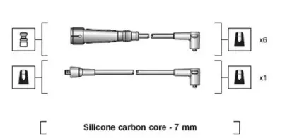 941318111085 MAGNETI MARELLI Комплект проводов зажигания