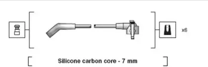 941318111138 MAGNETI MARELLI Комплект проводов зажигания