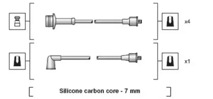 941318111175 MAGNETI MARELLI Комплект проводов зажигания