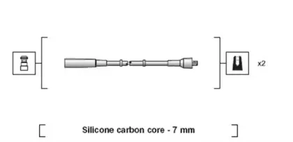941318111197 MAGNETI MARELLI Комплект проводов зажигания