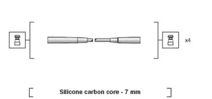 941318111216 MAGNETI MARELLI Комплект проводов зажигания