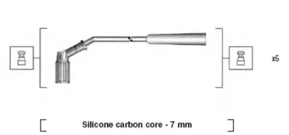 941085170569 MAGNETI MARELLI Комплект проводов зажигания