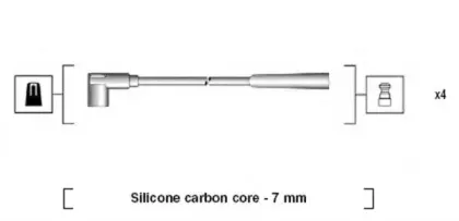 941085180570 MAGNETI MARELLI Комплект проводов зажигания