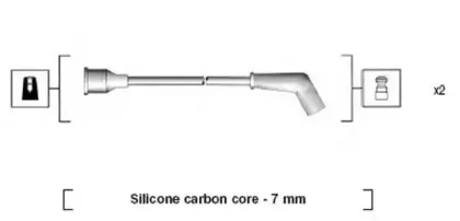 941094300579 MAGNETI MARELLI Комплект проводов зажигания