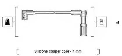 941095770615 MAGNETI MARELLI Комплект проводов зажигания
