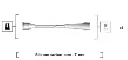 941145430740 MAGNETI MARELLI Комплект проводов зажигания