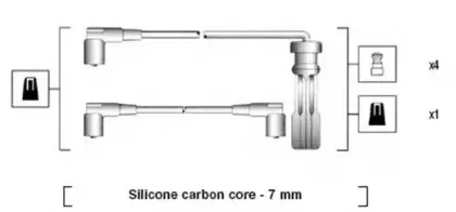 941215190803 MAGNETI MARELLI Комплект проводов зажигания