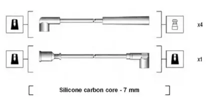 941295030875 MAGNETI MARELLI Комплект проводов зажигания