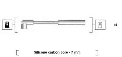 941325110903 MAGNETI MARELLI Комплект проводов зажигания