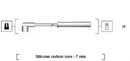 941385040937 MAGNETI MARELLI Комплект проводов зажигания