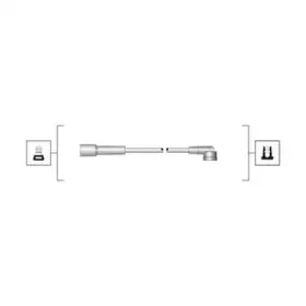 941319170016 MAGNETI MARELLI Комплект проводов зажигания