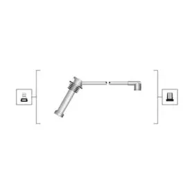 941319170038 MAGNETI MARELLI Комплект проводов зажигания