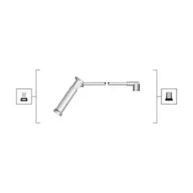 941319170084 MAGNETI MARELLI Комплект проводов зажигания