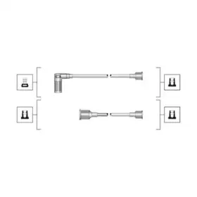 941319170094 MAGNETI MARELLI Комплект проводов зажигания