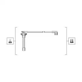 941319170099 MAGNETI MARELLI Комплект проводов зажигания