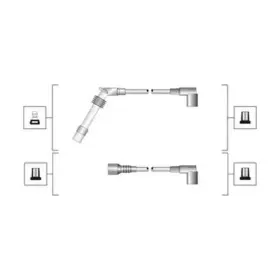 941319170102 MAGNETI MARELLI Комплект проводов зажигания