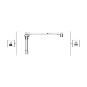 941319170105 MAGNETI MARELLI Комплект проводов зажигания