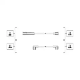 941319170106 MAGNETI MARELLI Комплект проводов зажигания