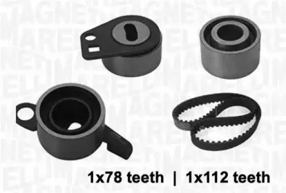 341301330000 MAGNETI MARELLI Комплект ремня ГРМ