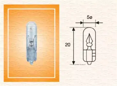 003721100000 MAGNETI MARELLI Лампа накаливания, освещение щитка приборов