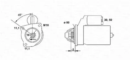 944251059010 MAGNETI MARELLI Стартер