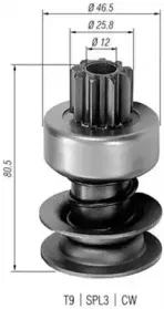 940113020002 MAGNETI MARELLI Ведущая шестерня, стартер