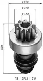 940113020004 MAGNETI MARELLI Ведущая шестерня, стартер
