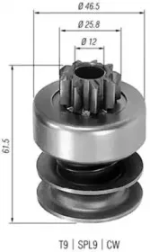 940113020064 MAGNETI MARELLI Ведущая шестерня, стартер