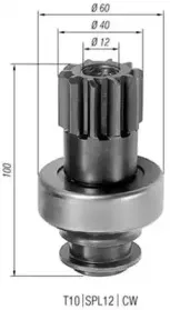 940113020069 MAGNETI MARELLI Ведущая шестерня, стартер