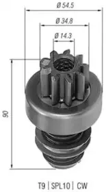 940113020084 MAGNETI MARELLI Ведущая шестерня, стартер