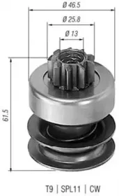 940113020112 MAGNETI MARELLI Ведущая шестерня, стартер