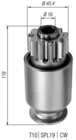 940113020408 MAGNETI MARELLI Ведущая шестерня, стартер