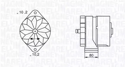 063534696430 MAGNETI MARELLI Генератор