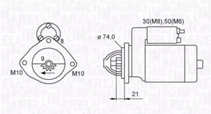 063721406010 MAGNETI MARELLI Стартер