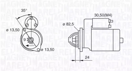 063523620760 MAGNETI MARELLI Стартер