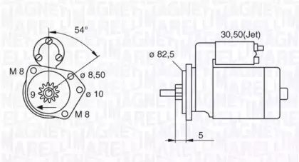 063521120440 MAGNETI MARELLI Стартер