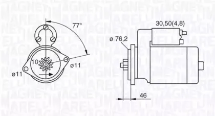 063521230160 MAGNETI MARELLI Стартер